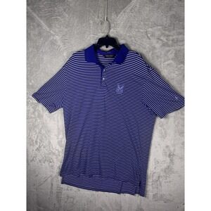 Polo Ralph Lauren Polo Shirt Mens XL Blue Striped PGA Championship Valhalla Golf